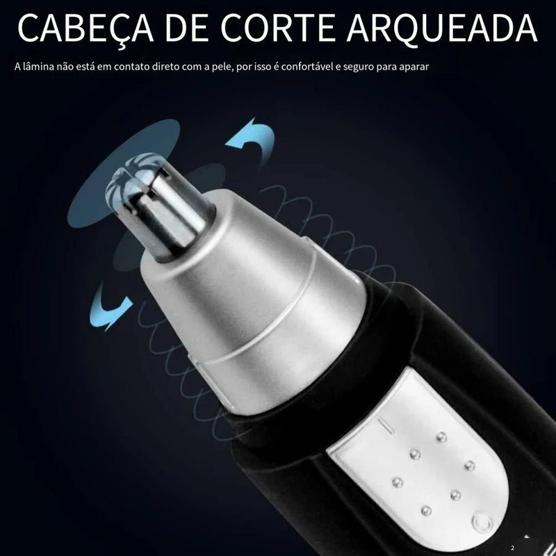 Removedor de pelos faciais elétrico