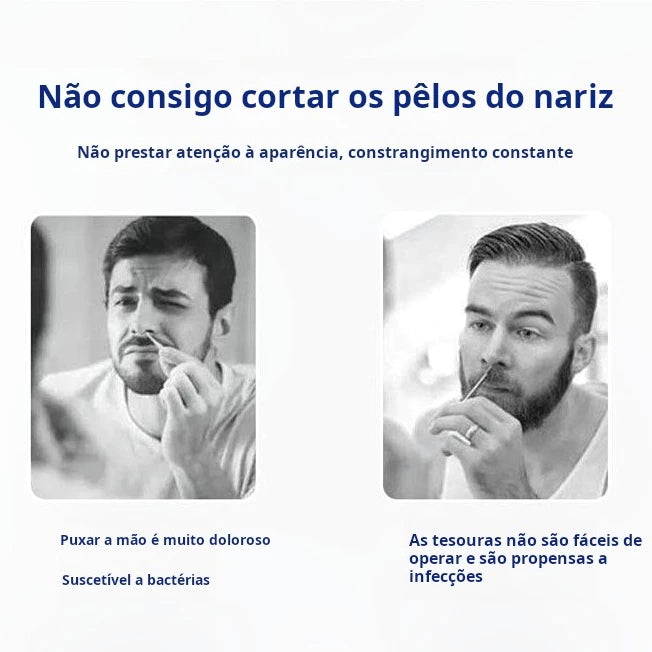 Removedor de pelos faciais elétrico