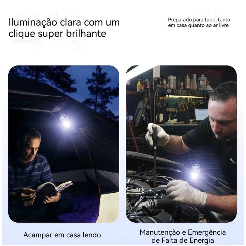 Isqueiro Recarregável USB Com Luz LED