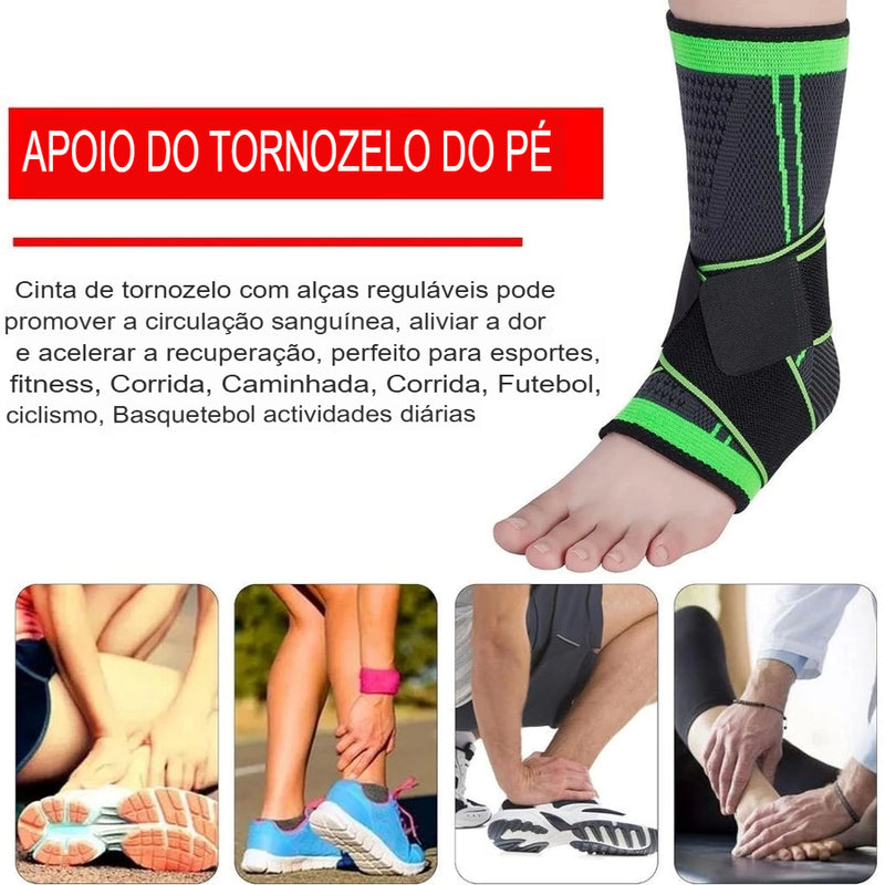 Tornozeleira Ortopedica Compressão Unissex